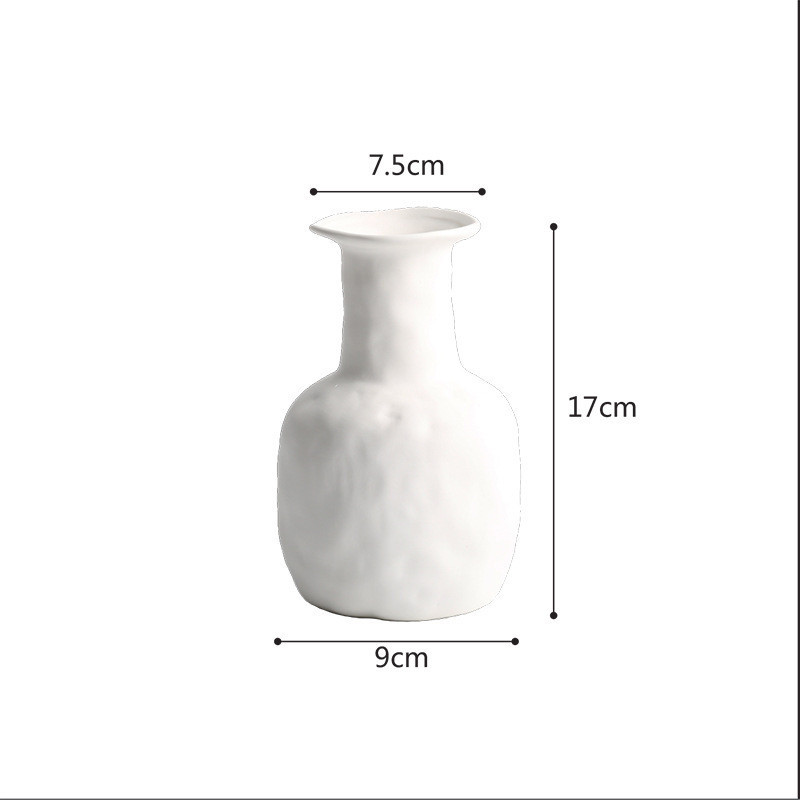 Scandinavian Style Simple Primitive Ceramics Vases Ornaments - Image 7