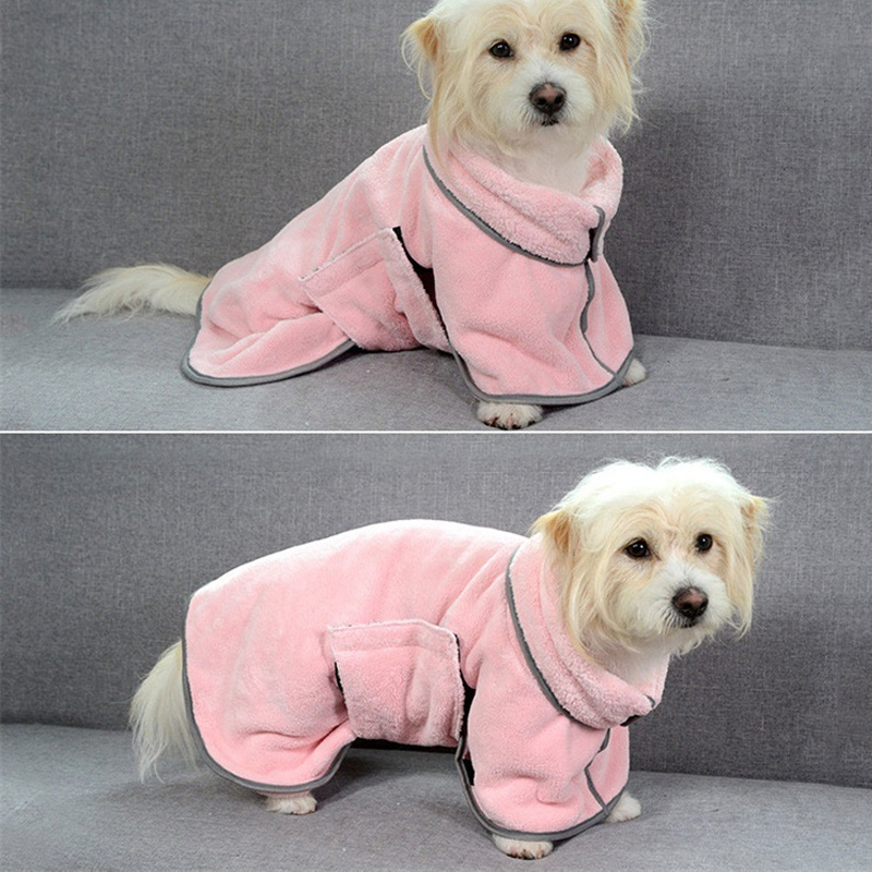 Quick-drying Pet Absorbent Towel Dog Bathrobe Pet Dog Bath Towel For Dogs Cats Microfiber Absorbent Pet Drying Towel Pet Supplies Pet Products - Image 7