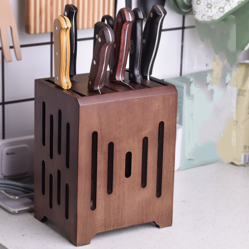 Household Kitchen Knife Holder Kitchen Wall-mounted Ventilated Knife Holder - Image 3