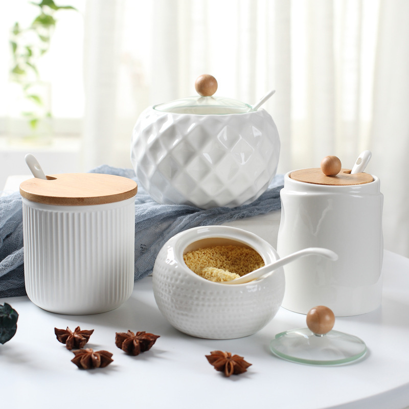 Kitchen ceramic seasoning jar - Image 4