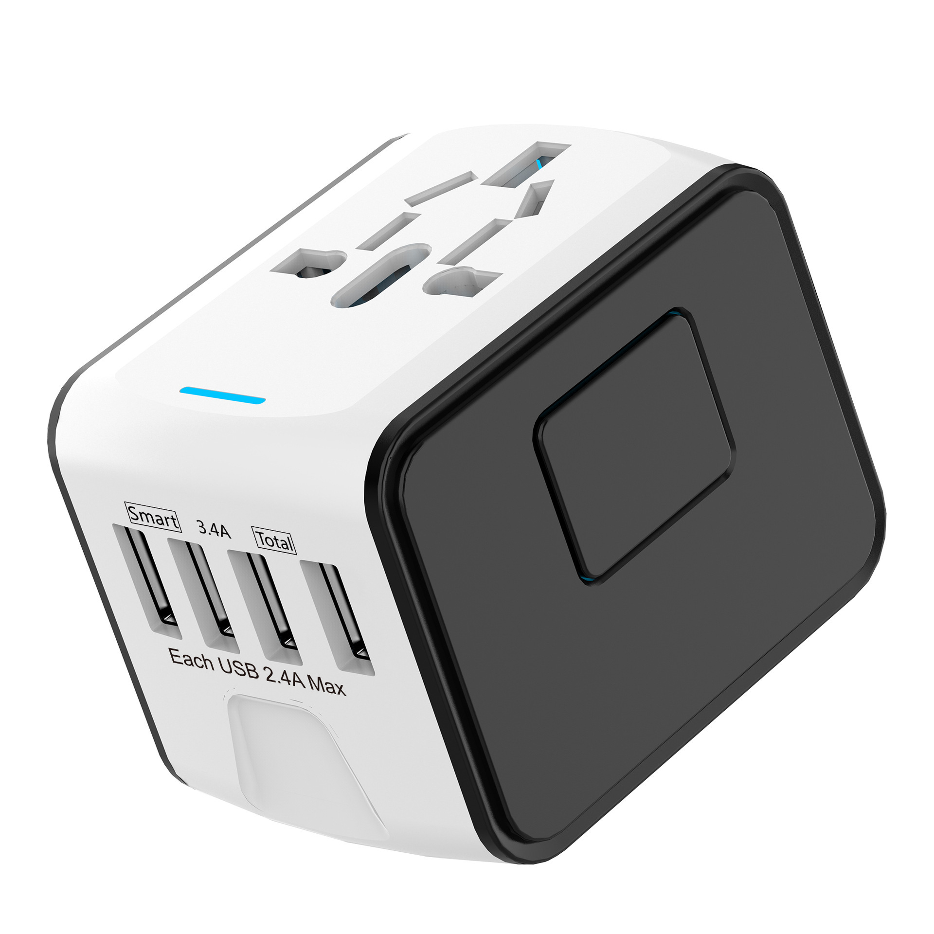 Travel Multifunctional 4 Charging Dock USB Converter - Image 7