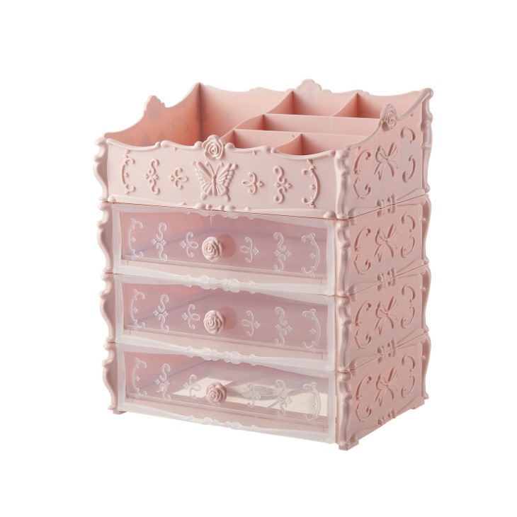Transparent Makeup Organizer Cosmetic Storage Box Drawer Desktop Organizer Jewelry Beauty Storage Bins Lipstick Christmas Gifts - Image 10