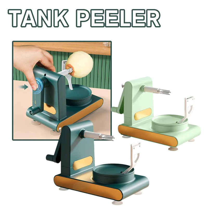 Hand-cranked Multifunctional Peeler Machine Home Peeler Cutter Kitchen Slicer Tools With Gadgets Fruit Corer Kitchen Gadgets - Image 3