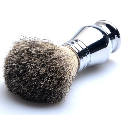 CSB Shaving Set Double Edge Safety Shaving Razor Men Badger Hair Brush Chrome Stand Mug Bowl Soap Kit 10 Free Blades - Image 4