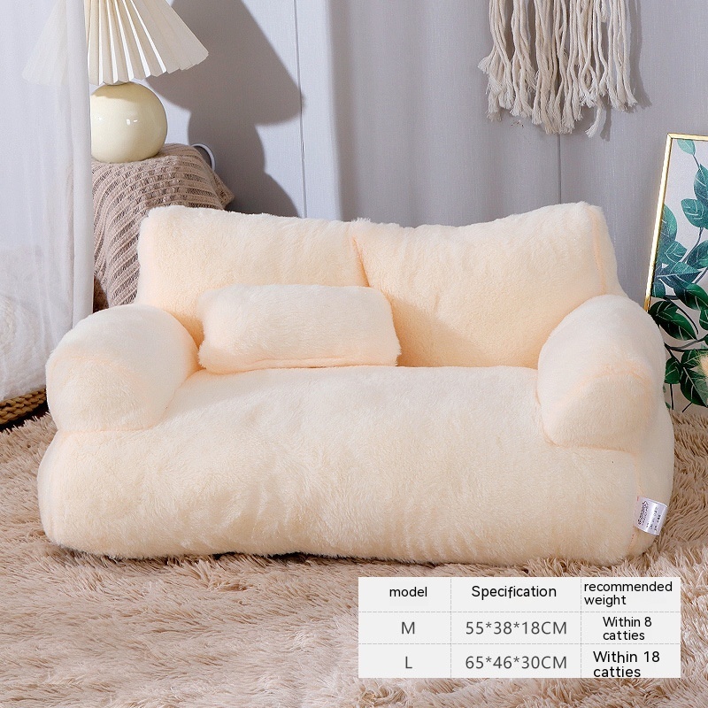 Luxury Cat Bed Sofa Winter Warm Cat Nest Pet Bed For Small Medium Dogs Cats Comfortable Plush Puppy Bed Pet Supplies - Image 5