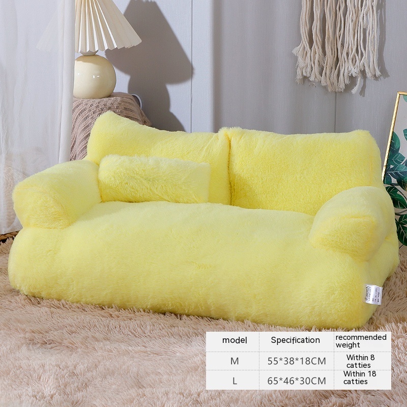 Luxury Cat Bed Sofa Winter Warm Cat Nest Pet Bed For Small Medium Dogs Cats Comfortable Plush Puppy Bed Pet Supplies - Image 6