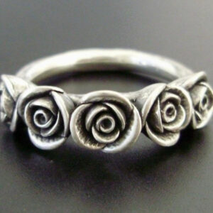 Womens Creative Fashion Classic Alloy Flower Ring