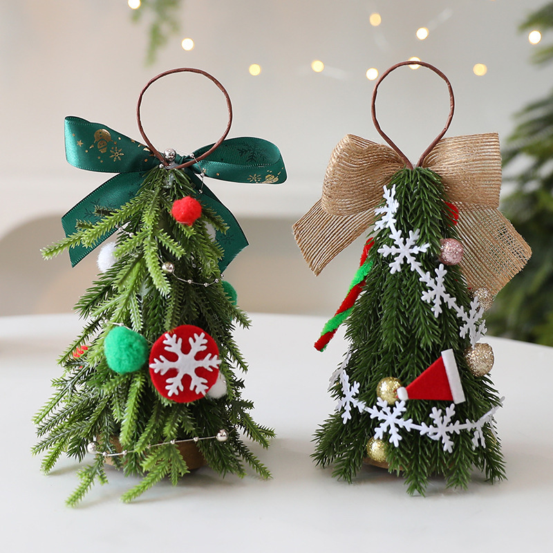 Mini Christmas Tree Ornaments Diy Christmas Decorations Home Bedroom Party Decorations Desktop Children New Year Christmas Gift - Image 4