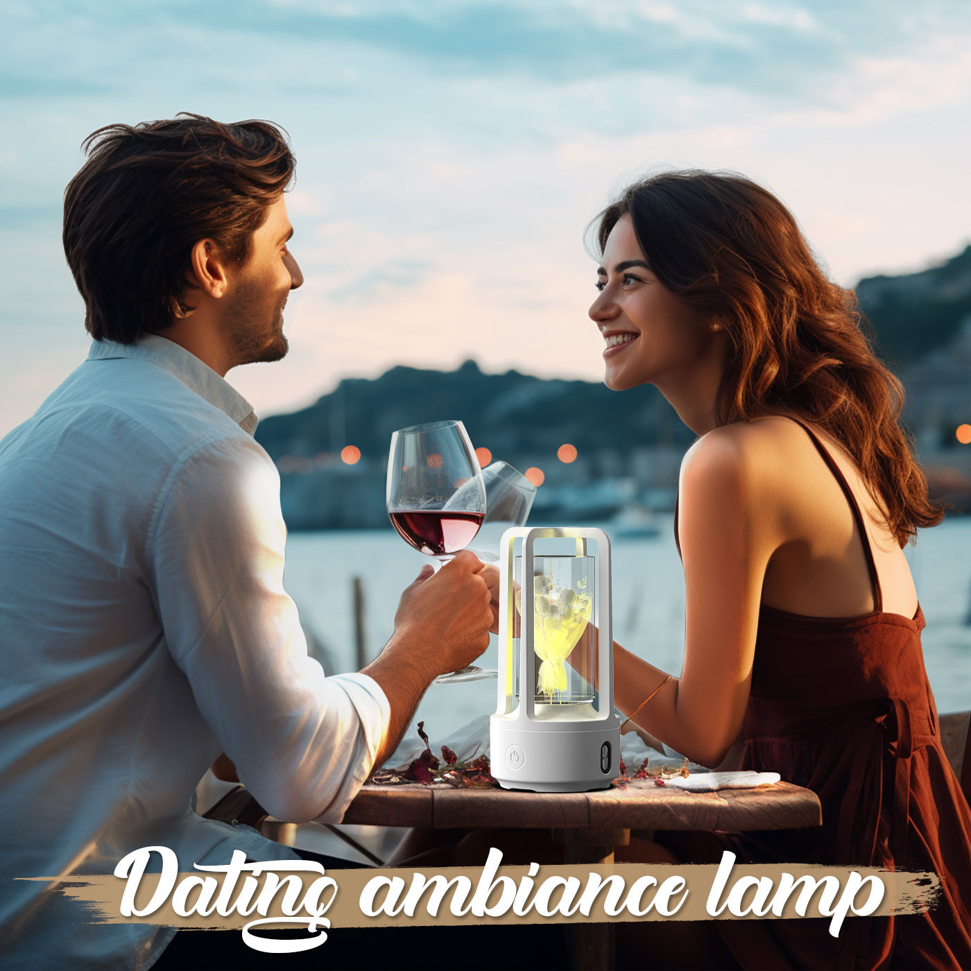 Creative 2 In 1 Audio Acrylic Crystal Lamp And Bluetooth Speaker Valentine's Day Gift Touch Night Lamp - Image 5
