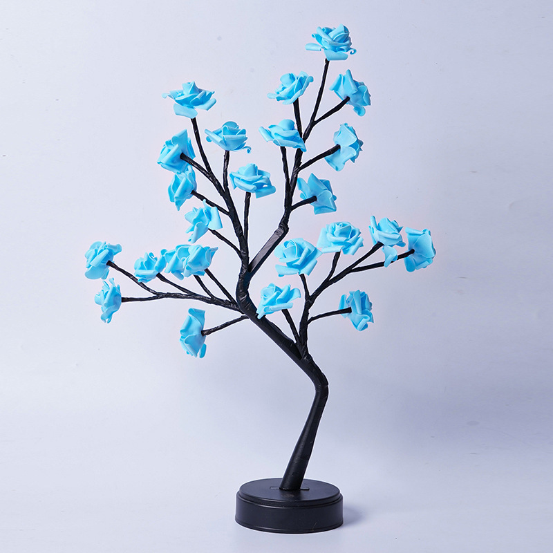 Table Lamp Flower Tree Rose Lamps Fairy Desk Night Lights USB Operated Gifts For Wedding Valentine Christmas Decoration - Image 6