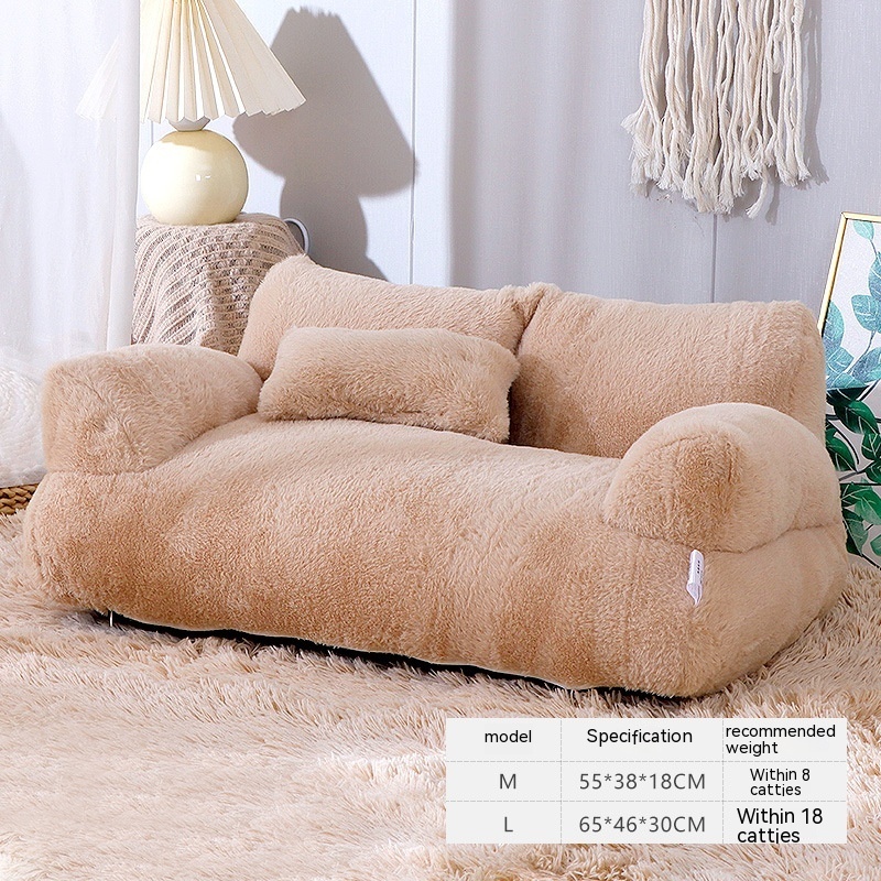 Luxury Cat Bed Sofa Winter Warm Cat Nest Pet Bed For Small Medium Dogs Cats Comfortable Plush Puppy Bed Pet Supplies - Image 8