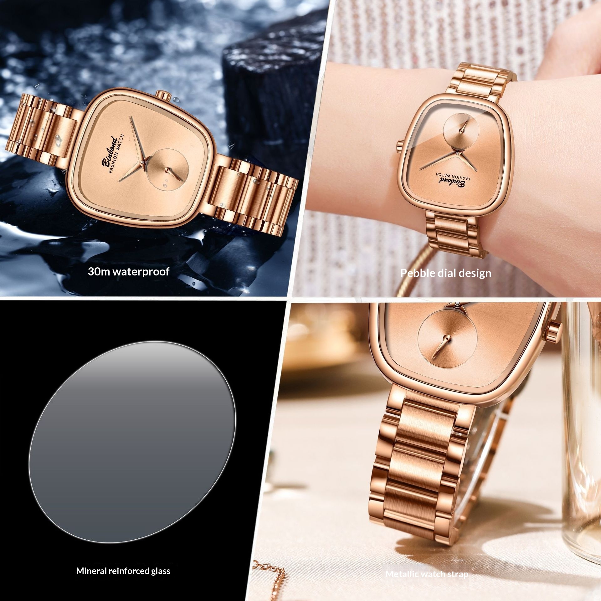 Women's Waterproof Stainless Steel Quartz Watch - Image 7