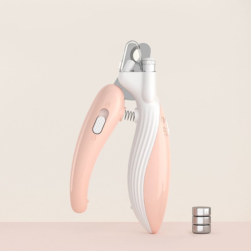 Pet Nail Clippers Dog Nail Clippers Cat Nail Clippers LED Electric Nail Grinder Pet Supplies LED Light Pet Nail Clippers - Image 10
