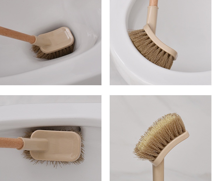 Wooden Household Handle Toilet Brush Cleaning Tools Bathroom Cleaning Brush Kitchen Floor Cleaner Brushes - Image 10