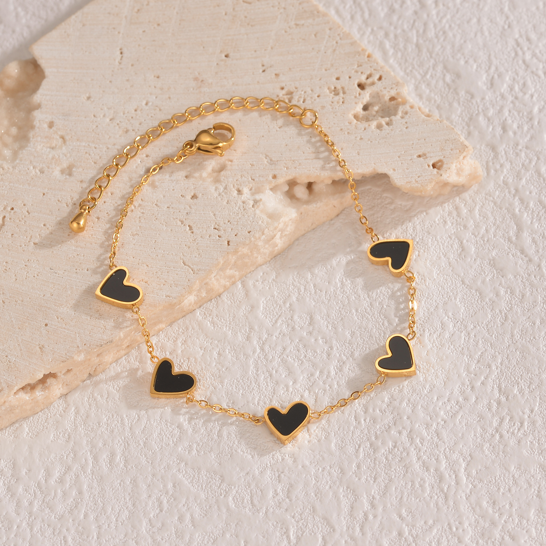 Ins Love Bracelet Stainless Steel Dripping Heart Bracelet Fashion Valentine's Day Jewelry Gift - Image 6