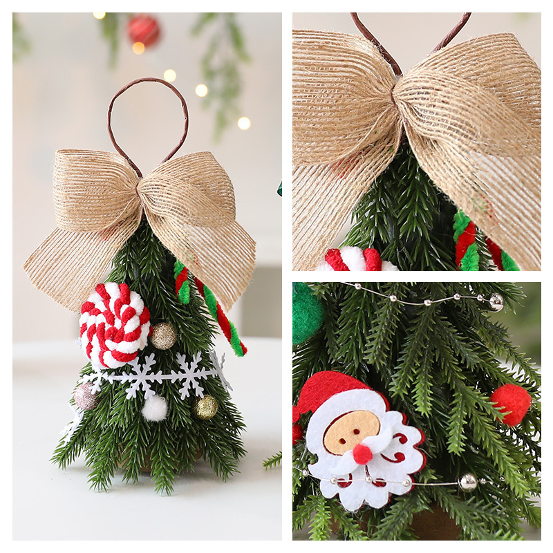 Mini Christmas Tree Ornaments Diy Christmas Decorations Home Bedroom Party Decorations Desktop Children New Year Christmas Gift - Image 7