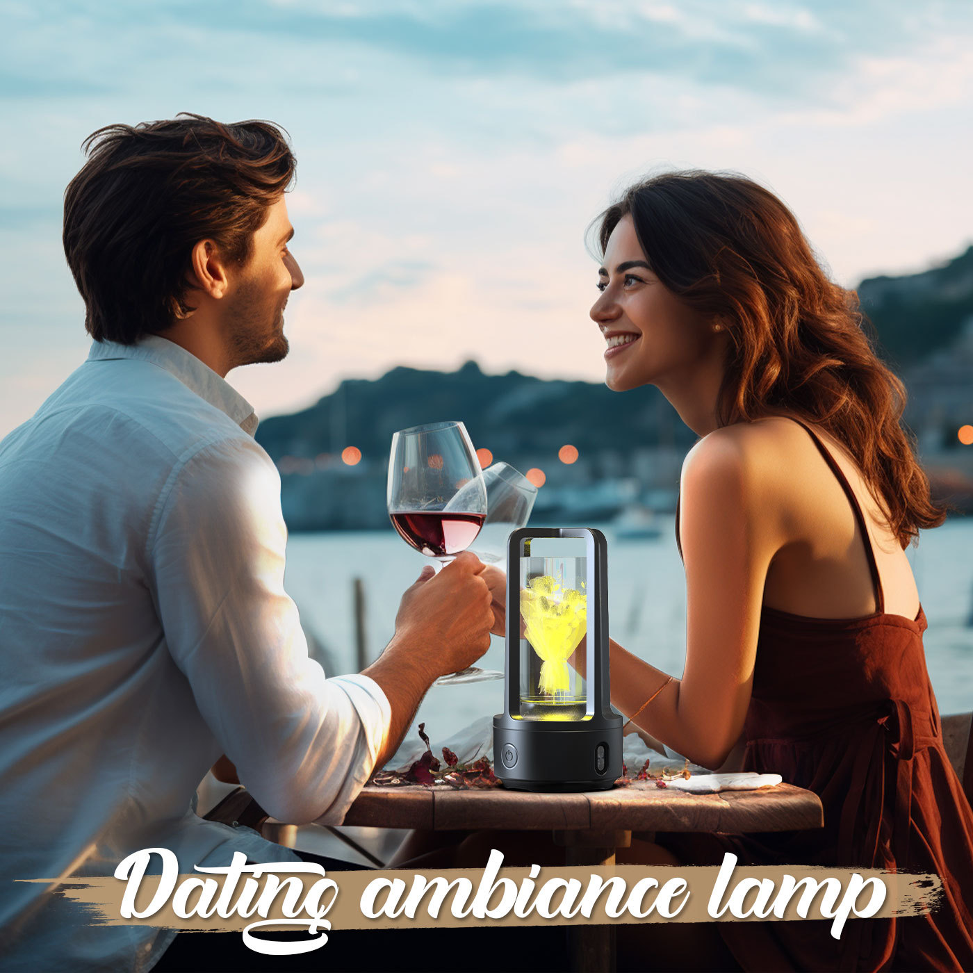 Creative 2 In 1 Audio Acrylic Crystal Lamp And Bluetooth Speaker Valentine's Day Gift Touch Night Lamp - Image 3