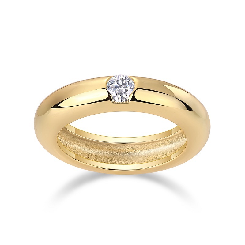 Angel Light Wing - A Luxurious And Fashionable Light Luxury Jewelry Silver Ring Set With Top-quality Moissanite, S925 Silver Plated Platinum - Image 7