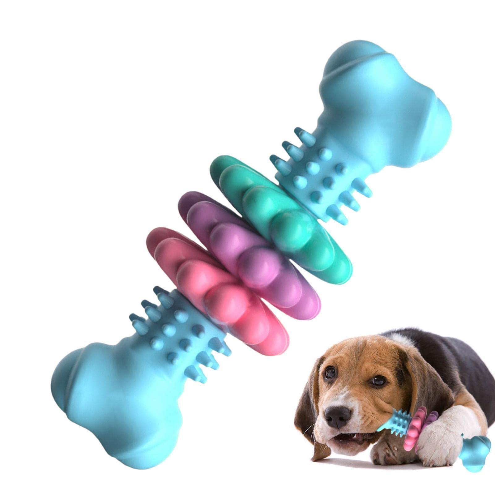 Dog Chew Toy Dog Bone Type Dogs Teeth Cleaning Toys Indestructible TPR Bone Chewing Bite Resistant Teething Toys Pet Products - Image 7