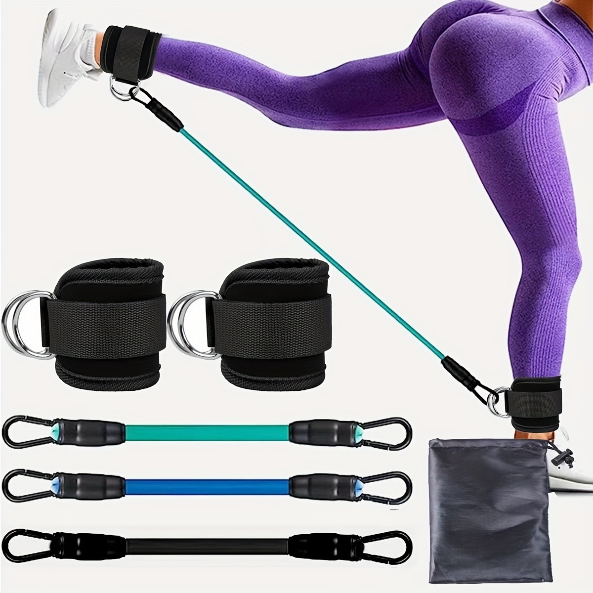 Ankle Strap Resistance Bands Hip Leg Strength Pull Rope Fitness Elastic Training Home Yoga Pilate Crossfit Workout Gym Equipment - Image 6