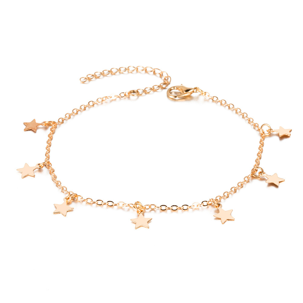 Simple Star Fashion Anklet Jewelry - Image 4