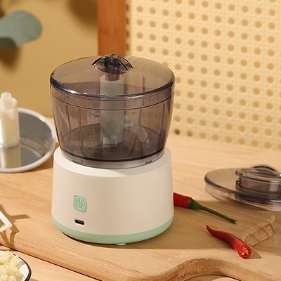 Mini Meat Grinder Household Electric Small Mixer Mincing Machine Automatic Multi-function Filling Intelligent Cooking Machine - Image 4