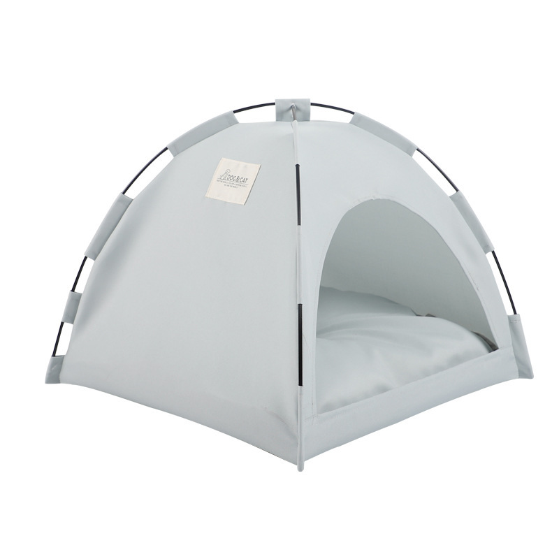 Cat Tent Cooling Mat Dog House Pet Sofa Camping Dog Bed With Cushion For Dog Kennel Indoor Cat Nest Cat Bed Pets Products - Image 2