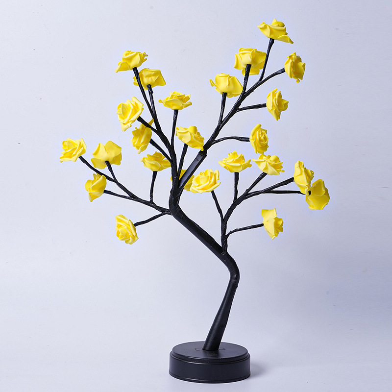 Table Lamp Flower Tree Rose Lamps Fairy Desk Night Lights USB Operated Gifts For Wedding Valentine Christmas Decoration - Image 9