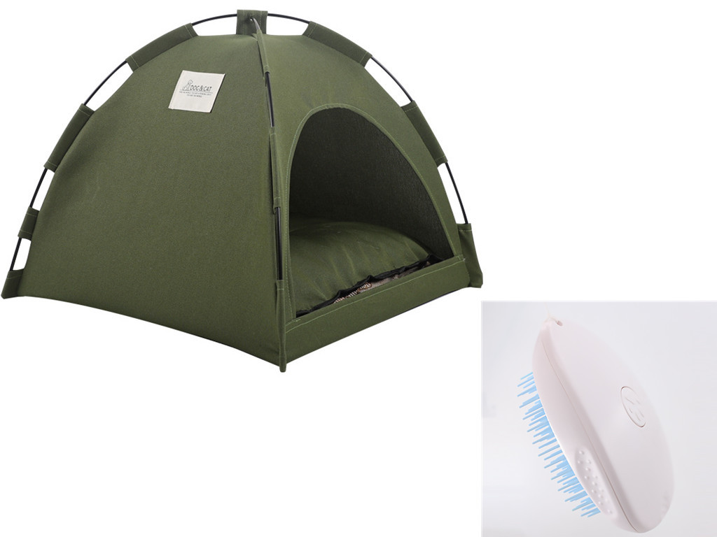 Cat Tent Cooling Mat Dog House Pet Sofa Camping Dog Bed With Cushion For Dog Kennel Indoor Cat Nest Cat Bed Pets Products - Image 7