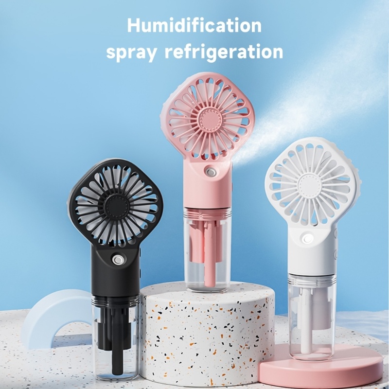 Strong Power Spray Humidification Small Mist Fan Humidification Usb Charging Portable Fan Icy And Refreshing Fan Water Supplement - Image 8