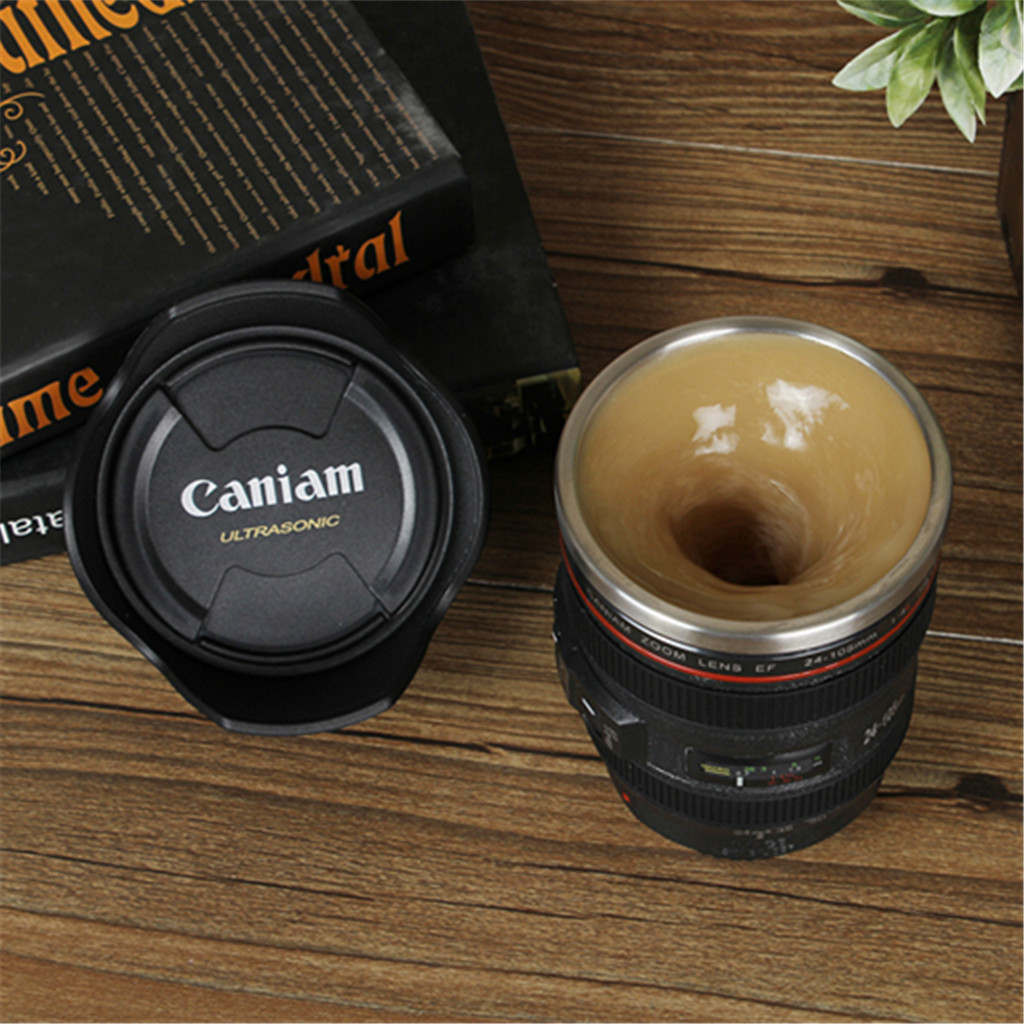 SLR Lens Blending Cup Automatic Coffee Milk Grain Blending Cup - Image 3