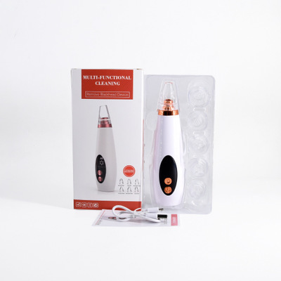 Blackhead Pore Vacuum Cleaner Nose Cleanser Blackheads Remover Blackhead Acne Removal Button Face Suction Beauty Skin Care Tool - Image 7