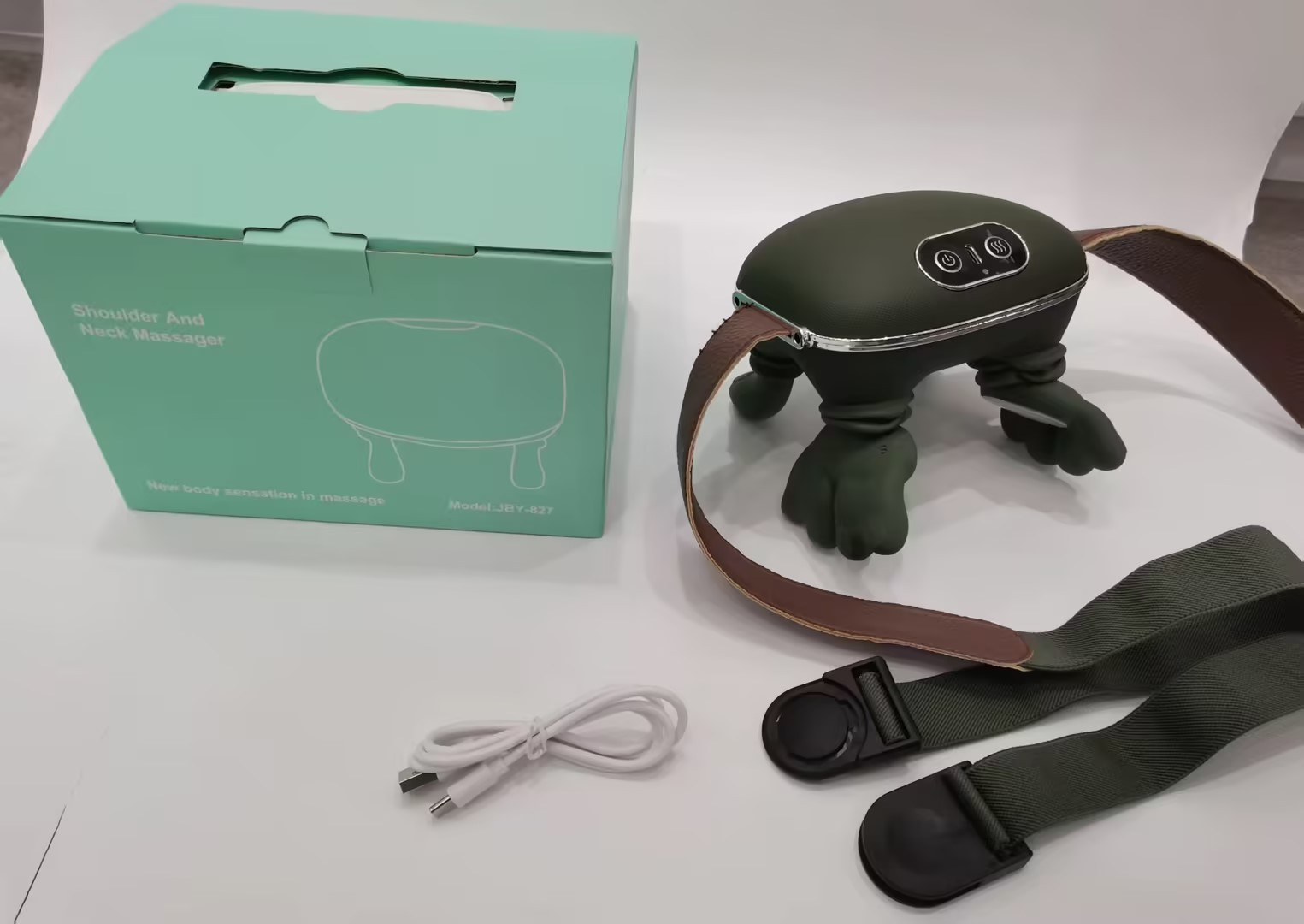 Electric Neck And Shoulder Muscle Massager Wireless Shoulder And Back Kneading Massage Shawl Neck Masajeador Relax Pain Relief - Image 7