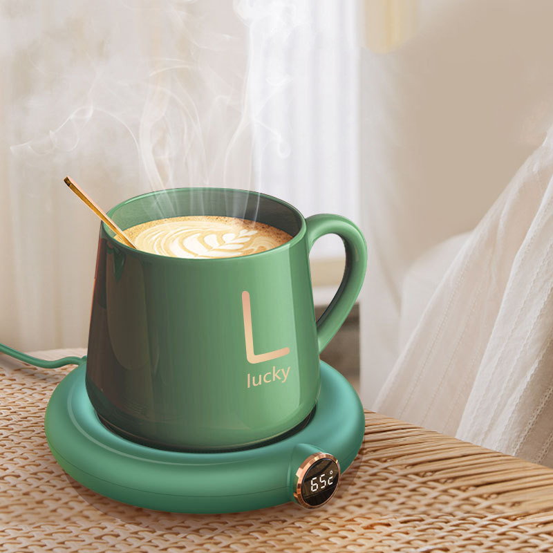 Coffee Mug Warmer Warm Coaster Smart Heating Cup Thermal Insulation Constant Temperature Coaster Heating Pad Desktop - Image 10